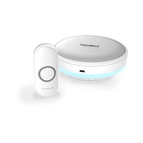 Honeywell trådløs dørklokke rund hvid