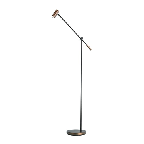 Belid Cato LED gulvlampe i oxid H 100-133 cm GU4 dæmpbar