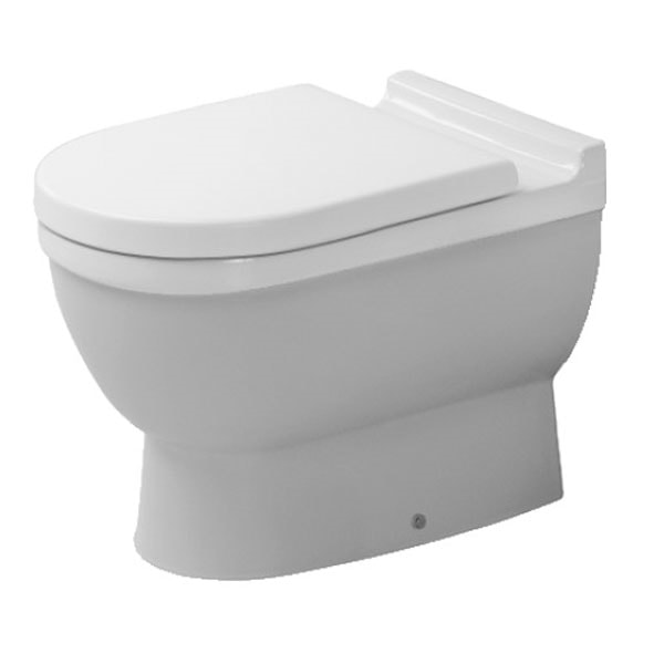 Duravit Starck 3 toilet med P-lås gulvstående til indbygningscisterne - Gulvstående toilet, Toiletter