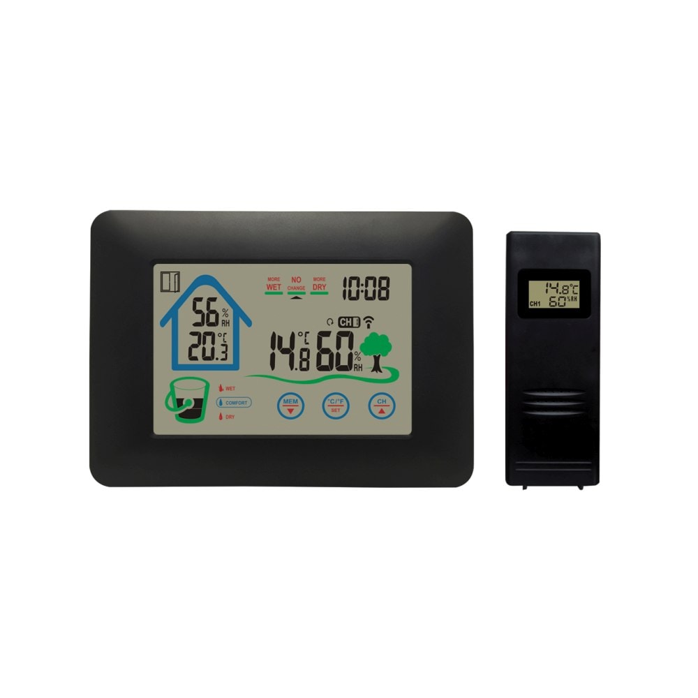 Denver WS-520 vejrstation med ur, alarm og udendørssensor