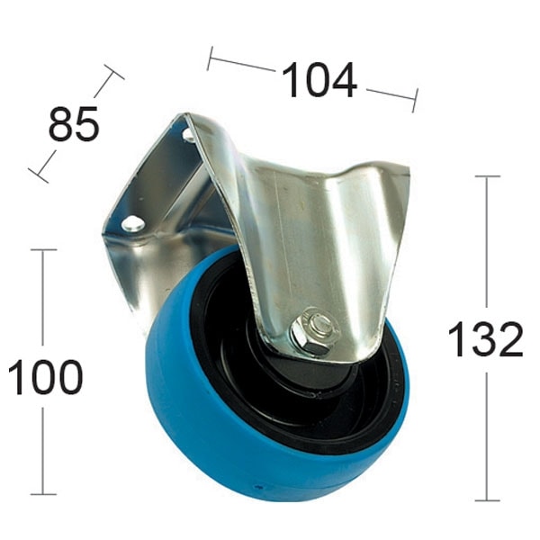 Habo møbelhjul Ø100 mm