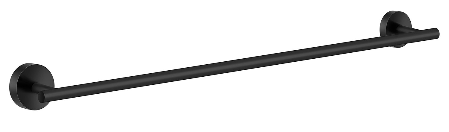 Smedbo Home håndklædestang, enkel L648 mm sort.jpg