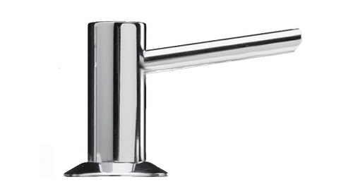 Juvel Intra sæbedispenser i blank krom.Med beholder.