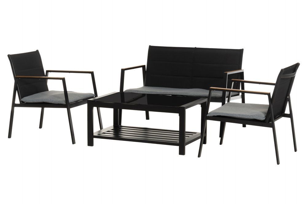 4Living Monrovia loungemøbelsæt 4 dele