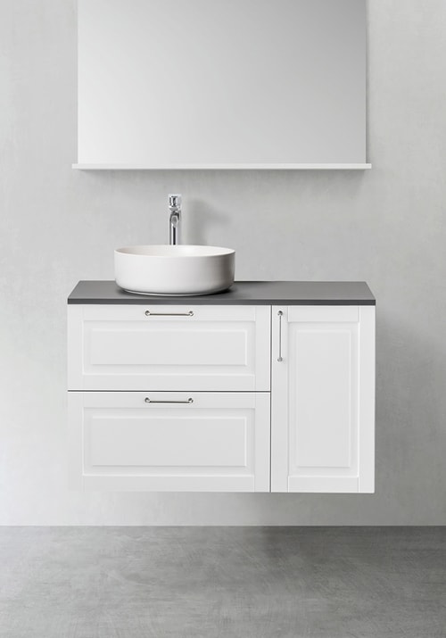 Hafa Grace 900 underskab med 300 sidemodul i grå med push-open