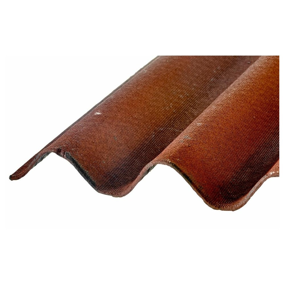 Rias Onduline Bitumen tagplade i rød 2000 x 950 mm