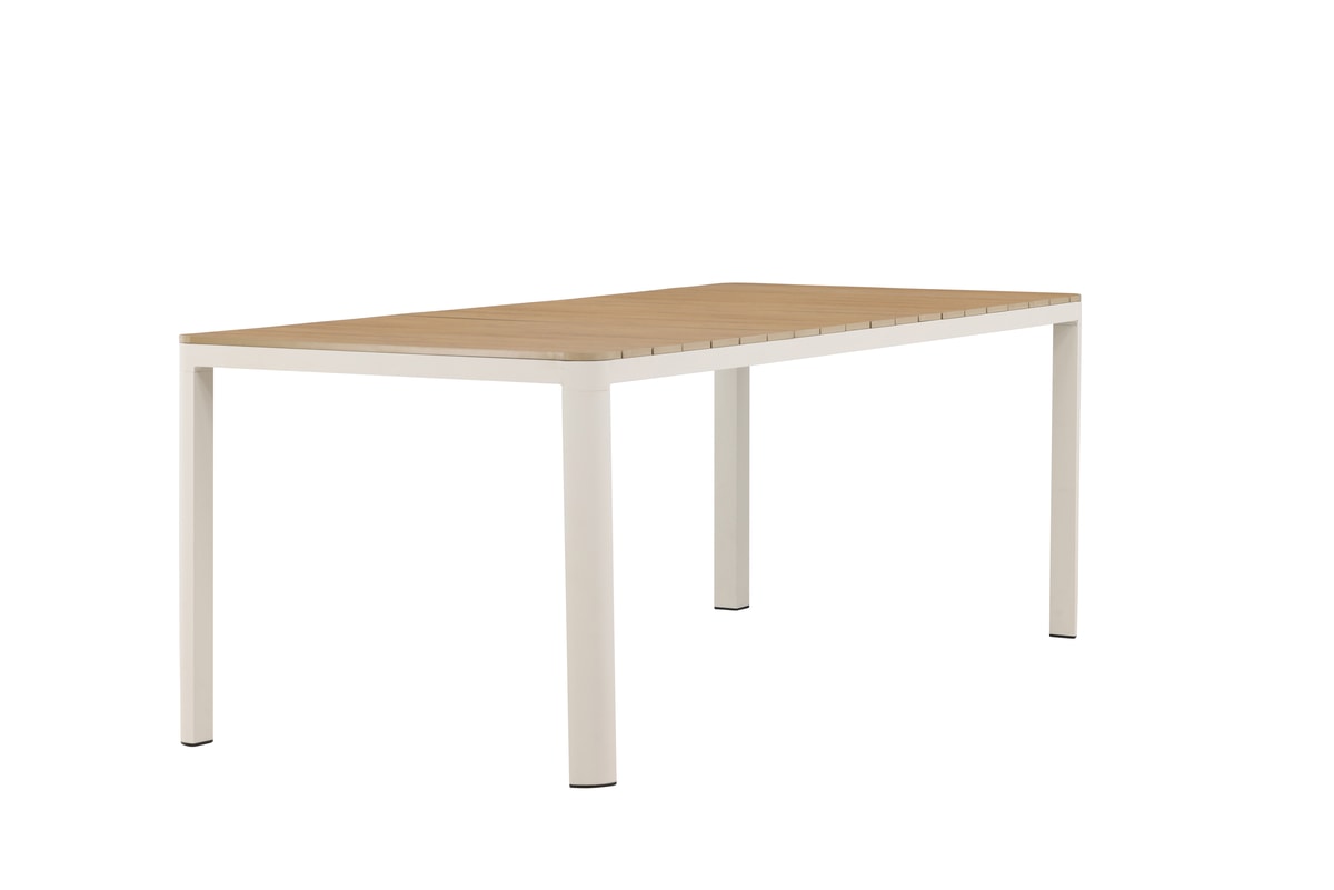 Venture Design Etna havebord i trælook/beige 90 x 210 cm