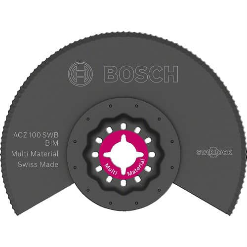 Segmentkniv ACZ100swb bimetal rund 100 mm. Til Bosch Gop multicutter