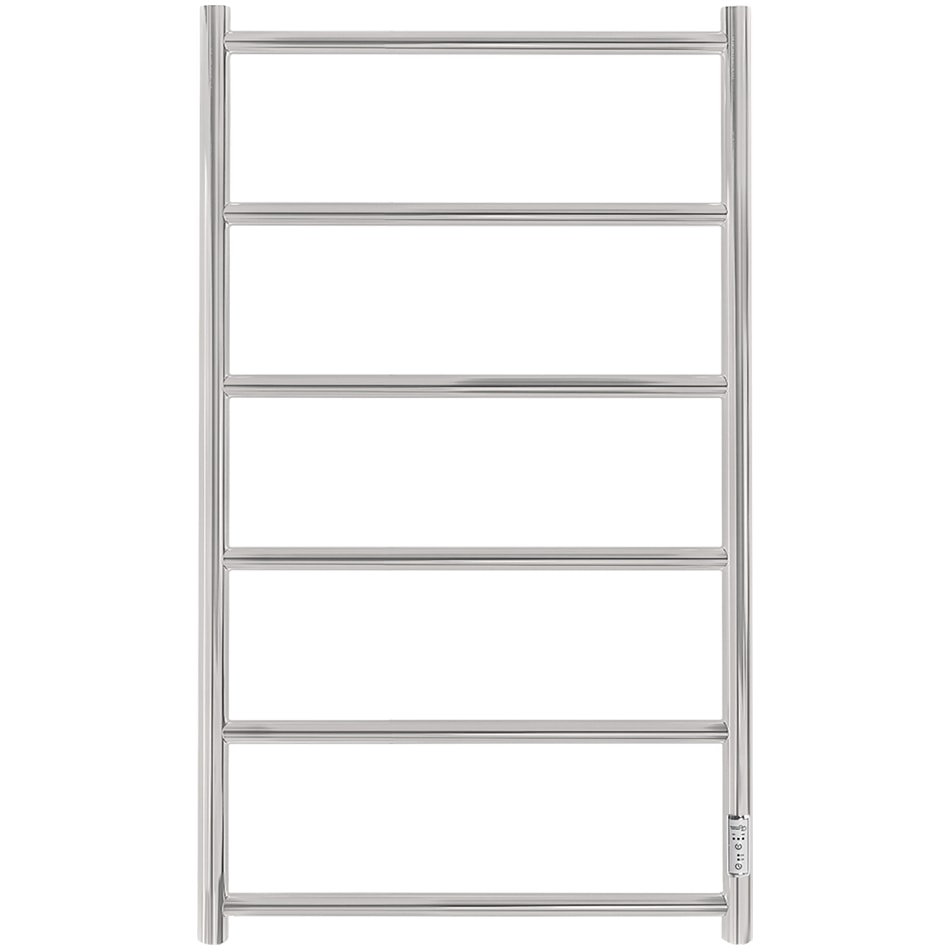 Kriss Odesa håndklædetørrer matsort lakeret med timer 60W 810 x 530 mm