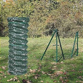 NSH Maskinflet hegn i grøn 60 mm maske 2,3 mm tråd rulle af 1,75x20 meter