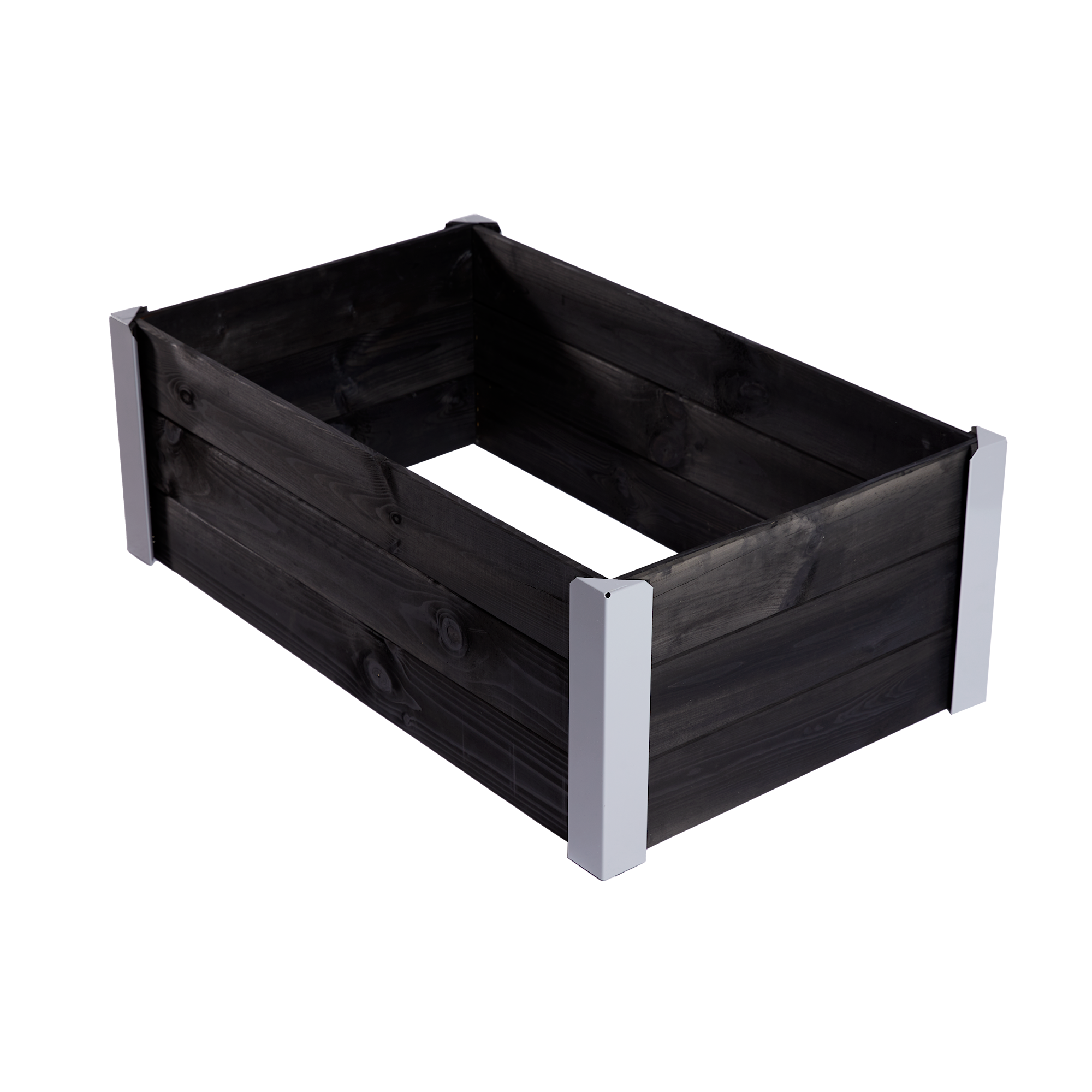 Hortus kapilærskjuler i grundmalet sort med metalhjørner 33 x 93 x 53 cm