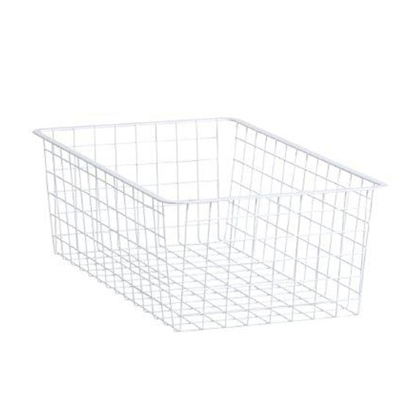 Elfa Standard trådkurv 35 i hvid 327 x 185 x 527 mm