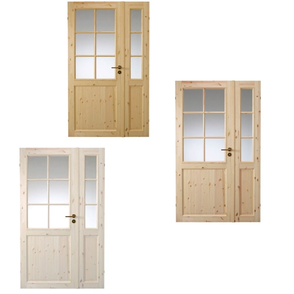 Swedoor Tradition SP6+ SP3 ubeh. fyr db. fyldingsdør 82,5+39,8x204 cm (13x21)