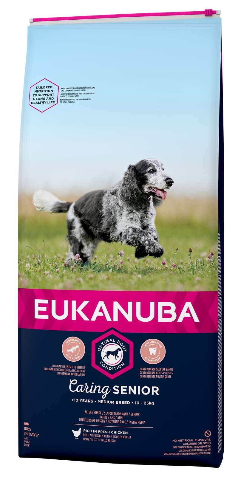 Eukanuba Senior Medium Breed Chicken Hundefoder 15 Kg - Dyr Og Landbrug ...