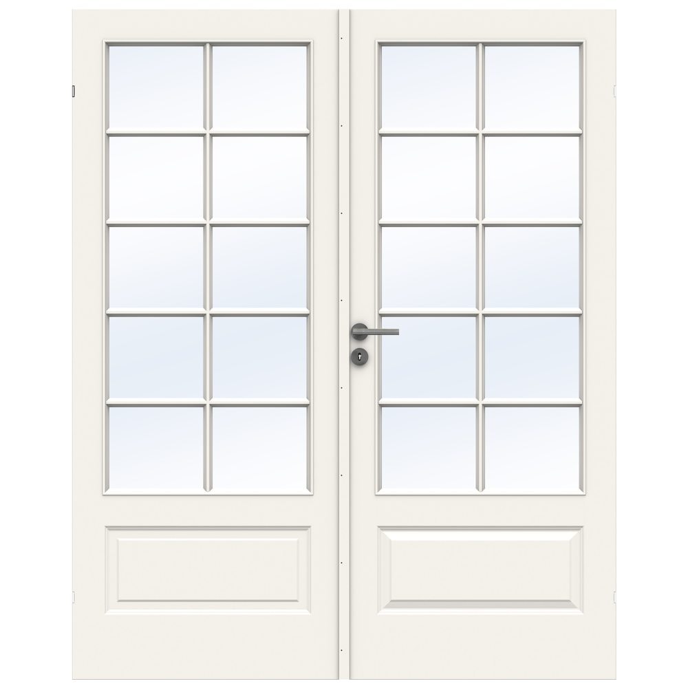 Swedoor Clever-Line Style SP10+SP10 dobbelt dør 40 mm med glas