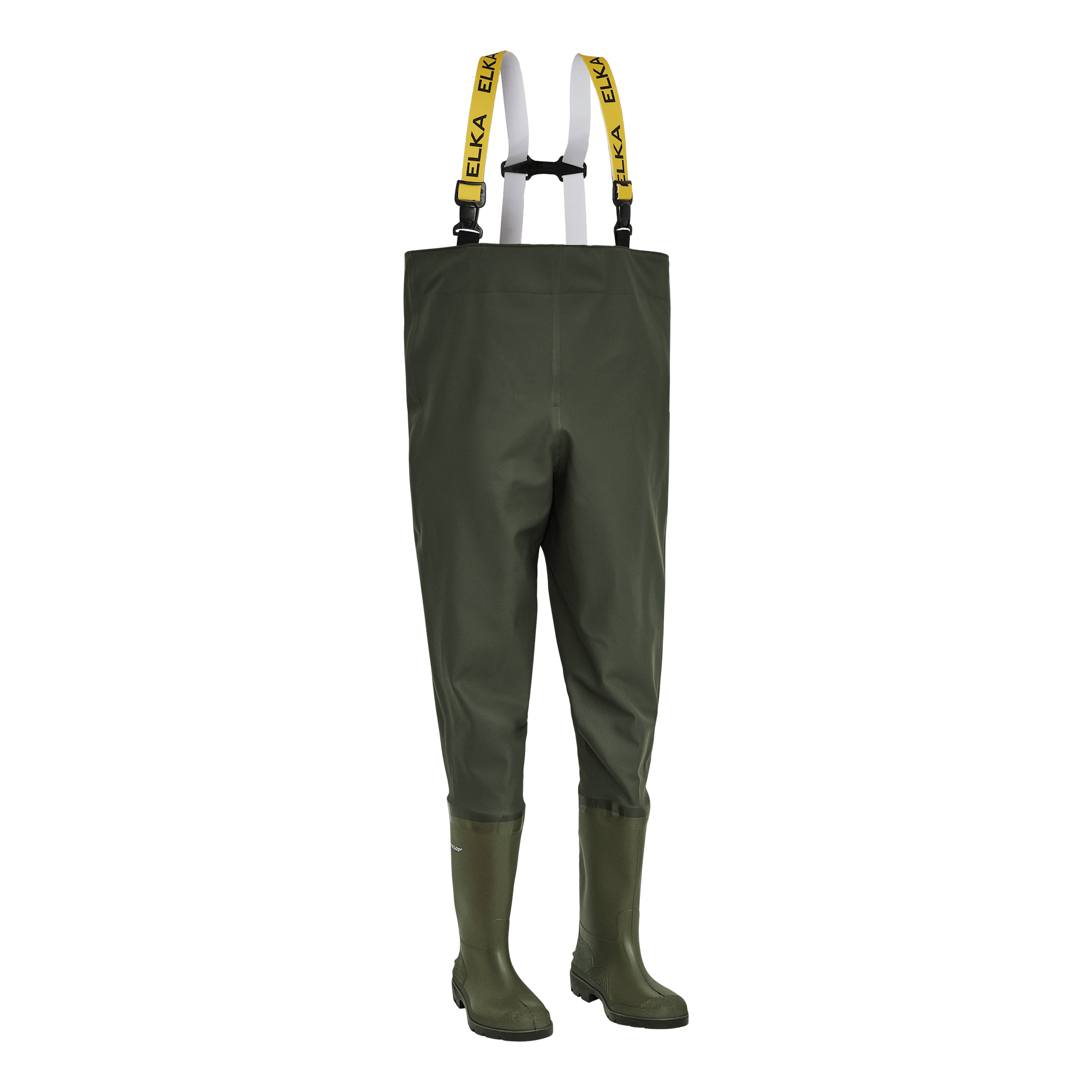 Elka Waders - Oliven - Længde 94 cm - 38