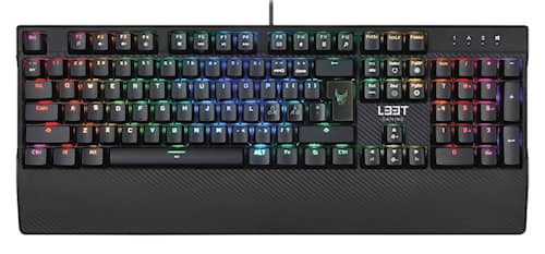 L33T-Gaming Megingjörd mekanisk gaming tastatur med RGB