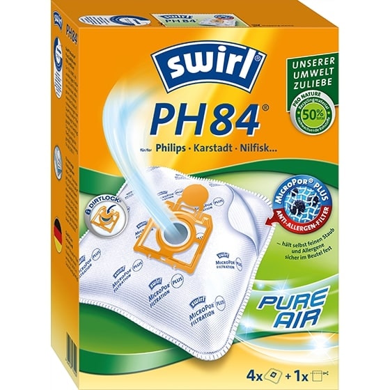 Swirl PH84 støvsugerposer 4 stk. inkl. 1 filter