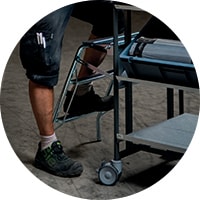 Kongamek elektrogalvaniseret stige 168-serien KM07401-9