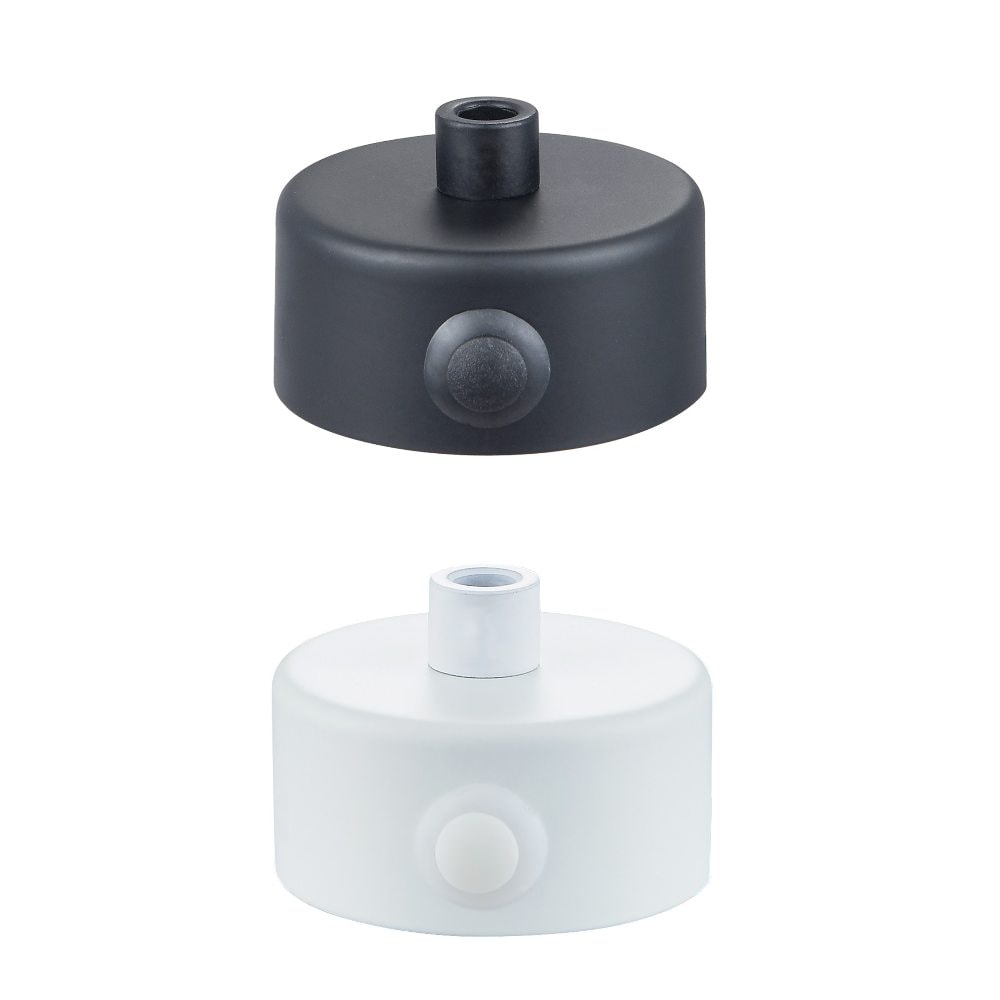 Halo Design Mini roset sort med 2 udgange