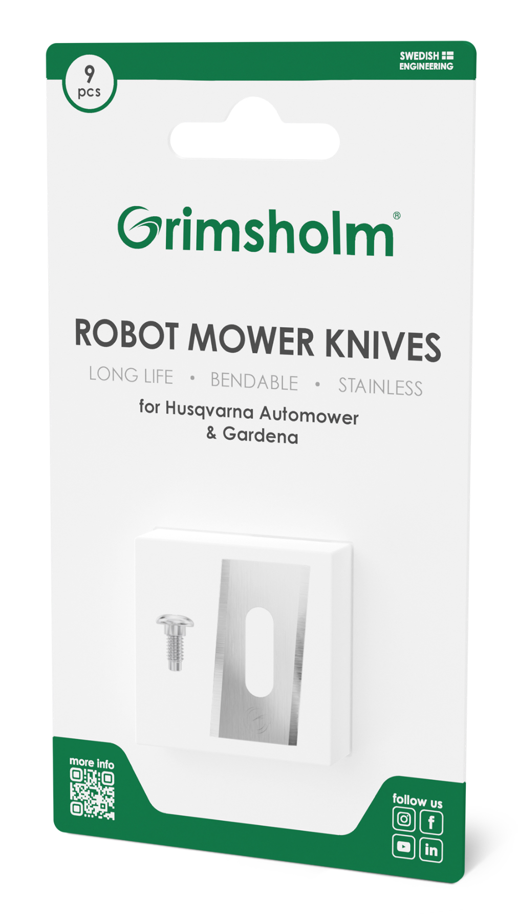 Grimsholm turn-around knive robotplæneklipper