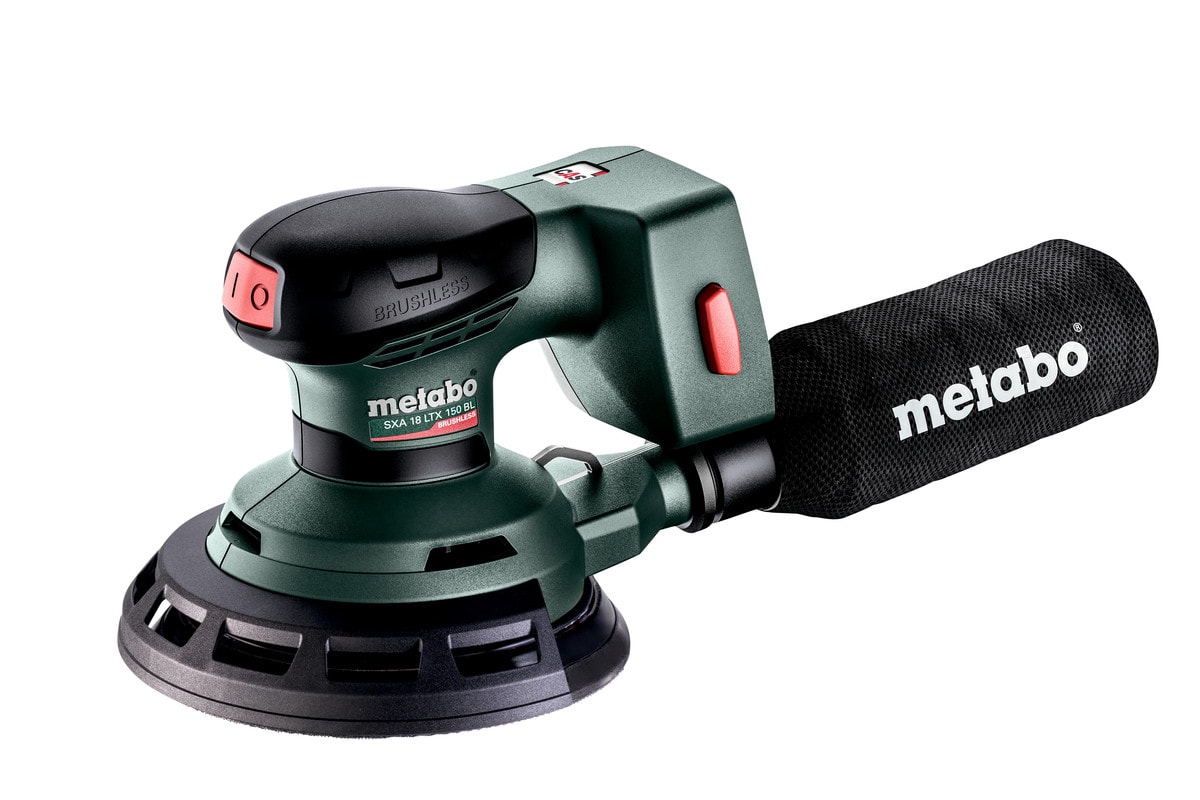 Metabo excentersliber SXA 18 LTX 150 BL uden batteri og lader