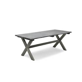 Hillerstorp Shabby Chic havebord i børstet grå 86 x 195 cm