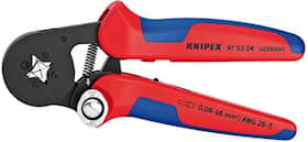 Knipex crimptang til kabeltyller med sideindføring, selvjusterende, bruneret 180
