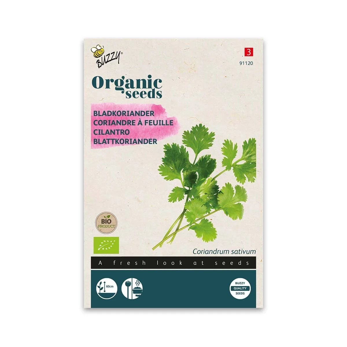 Buzzy Organic koriander økologiske frø