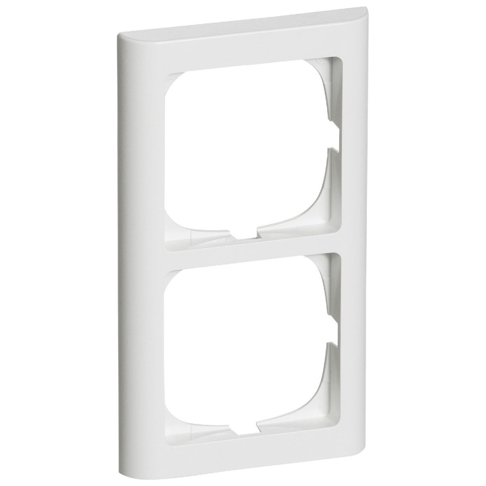 LK Fuga Softline 63 ramme hvid 2 modul