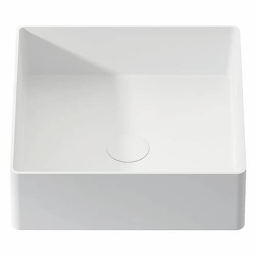 Lavabo Pisa Solid Surface 36x36 håndvask i hvid