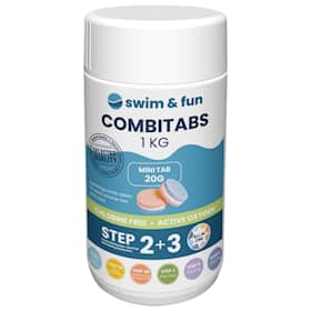 Swim & Fun CombiTabs klorfri tabletter 20g 1 kg