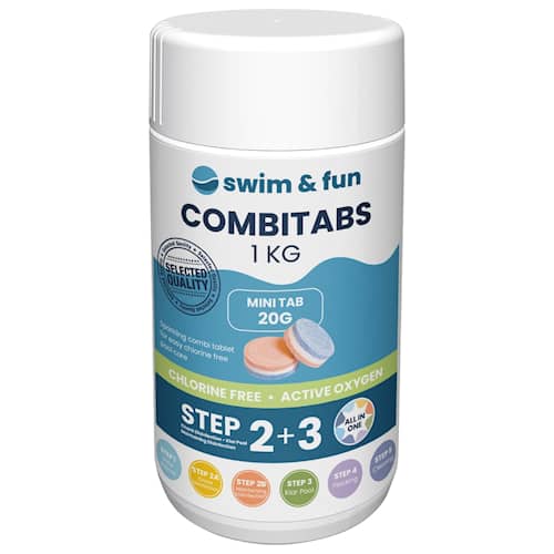 Swim & Fun CombiTabs klorfri tabletter 20g 1 kg