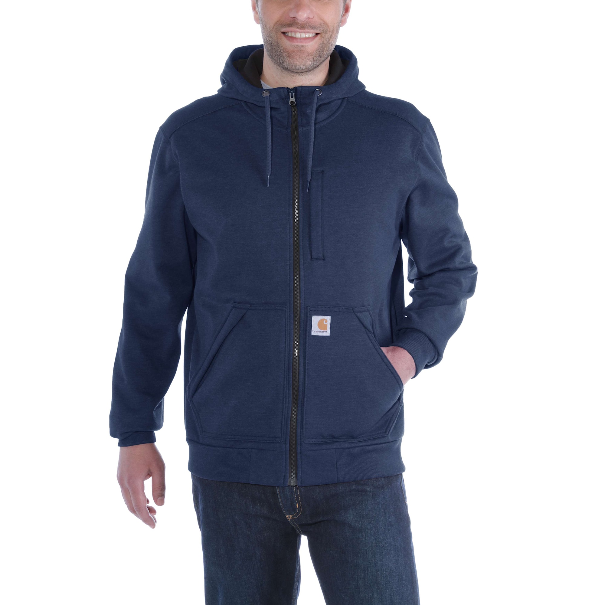Carhartt Wind Fighter Zip Hoodie Men Navy XXL