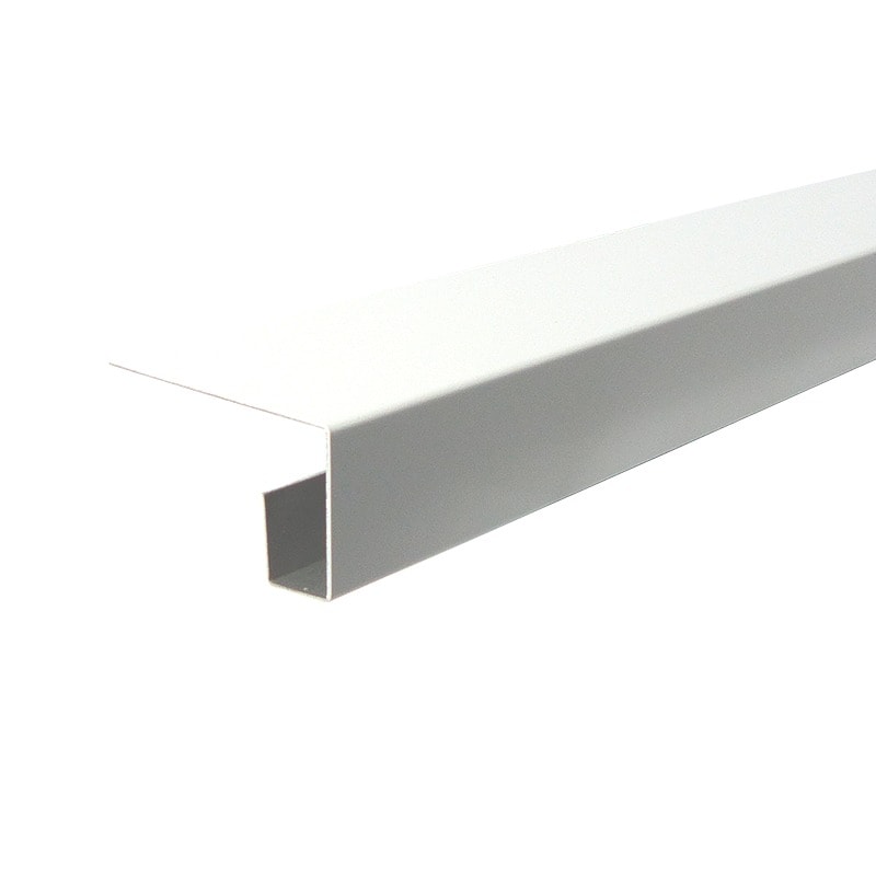 SCG Smartwood dobbelt endekant hvid 27 x 45 x 2500 mm