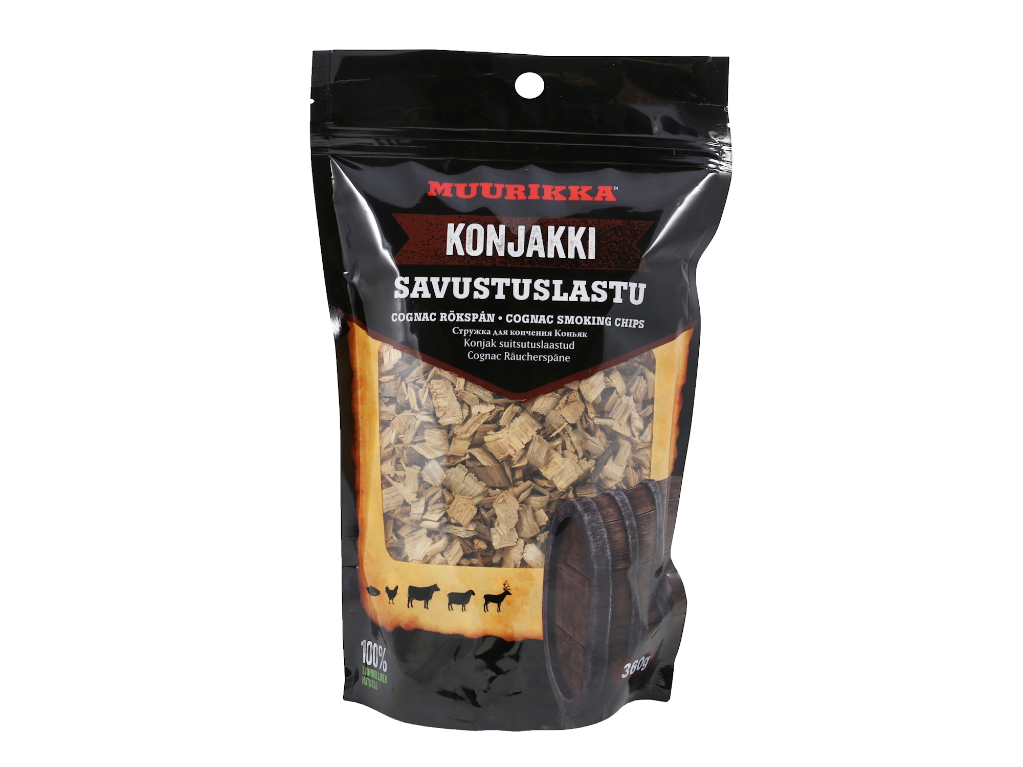 Muurikka rygespåner til rygeovn cognac 360 gram