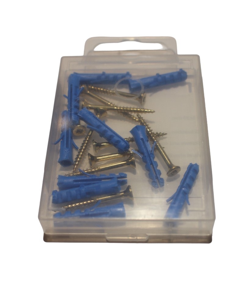 Alfer skruer/plugs messing 3,0 x 30 mm 10 stk.