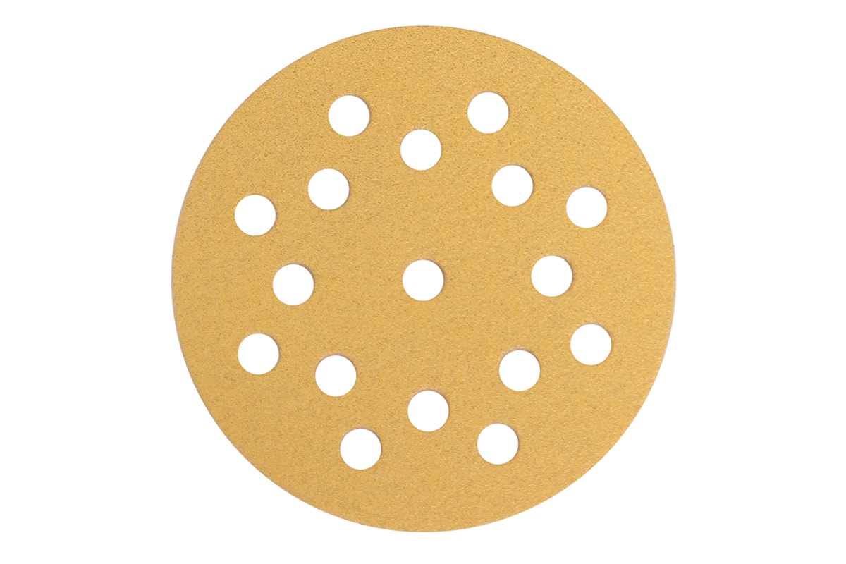 Mirka Gold sliberondel med grip 125 mm 17 hul korn 80 10 stk.