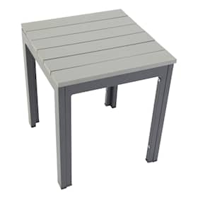 Venture Design Parma sidebord i sort alu og grå aintwood 40 x 40 x 45 cm