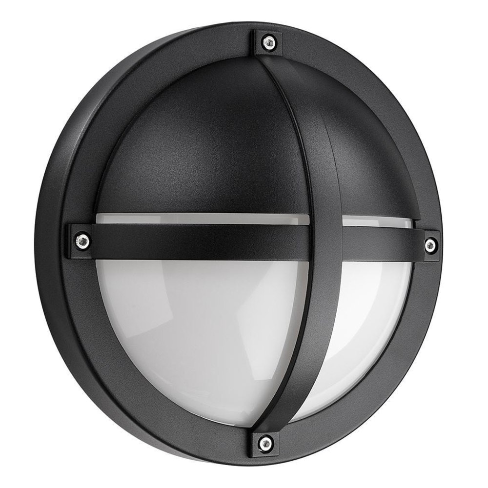 SG Tanto 1100 LED væglampe i sort 11,5W 3000K IP65 Ø27 cm