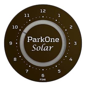 ParkOne Solar elektronisk solcelledrevet p-skive sort