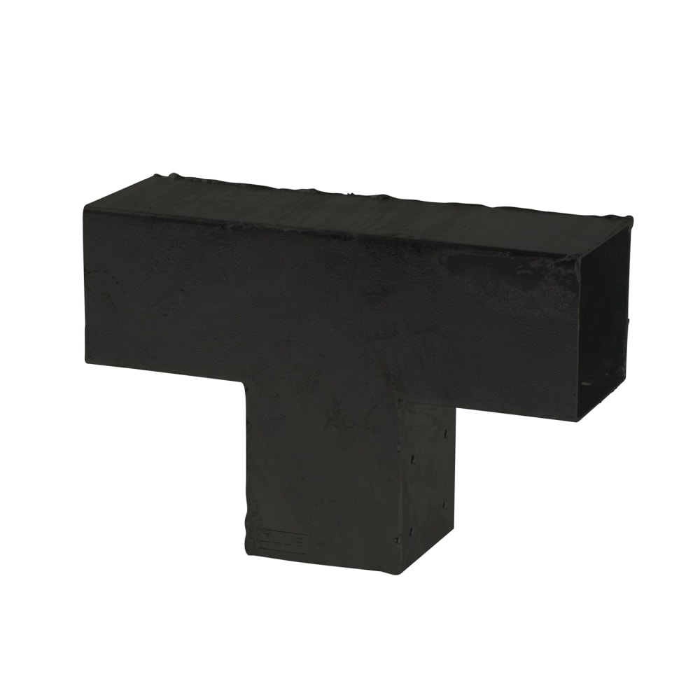 Plus Cubic enkelt forlængerbeslag sort pulverlakeret 30,5 x 20 cm