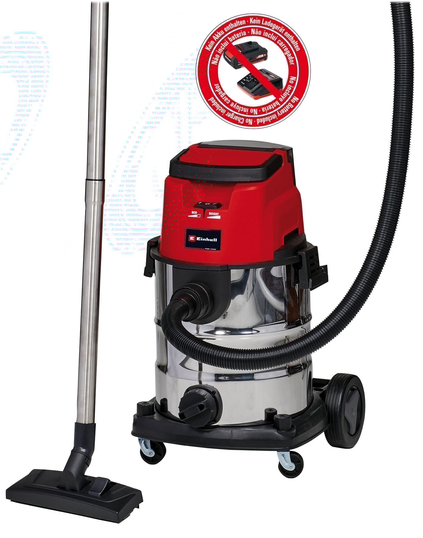Einhell TE-VC 36/25 LiS våd- og tørstøvsuger 25L 2 x 18V uden batteri og lader