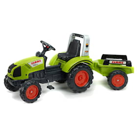 Falk Claas traktor i grøn med vogn 3 - 7 år