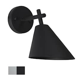 PR Home Nils facadelampe/væglampe i sort Ø40 cm