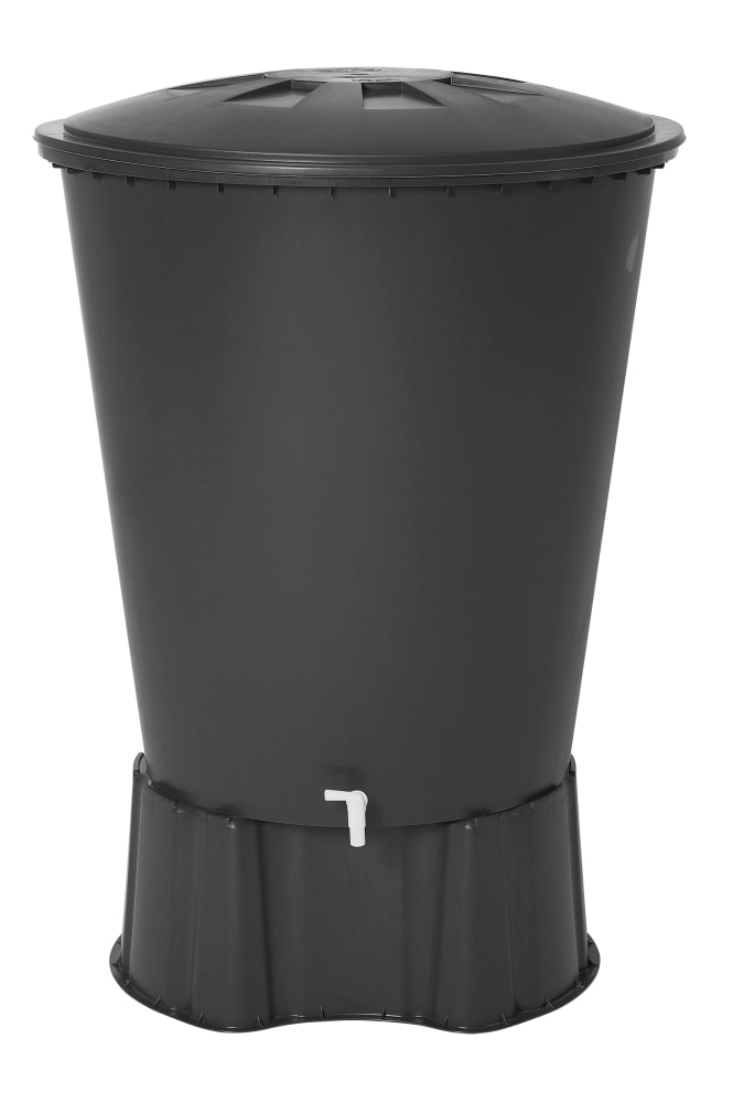 Garantia regnvandstønde i grå inkl. låg, stand og hane 210L