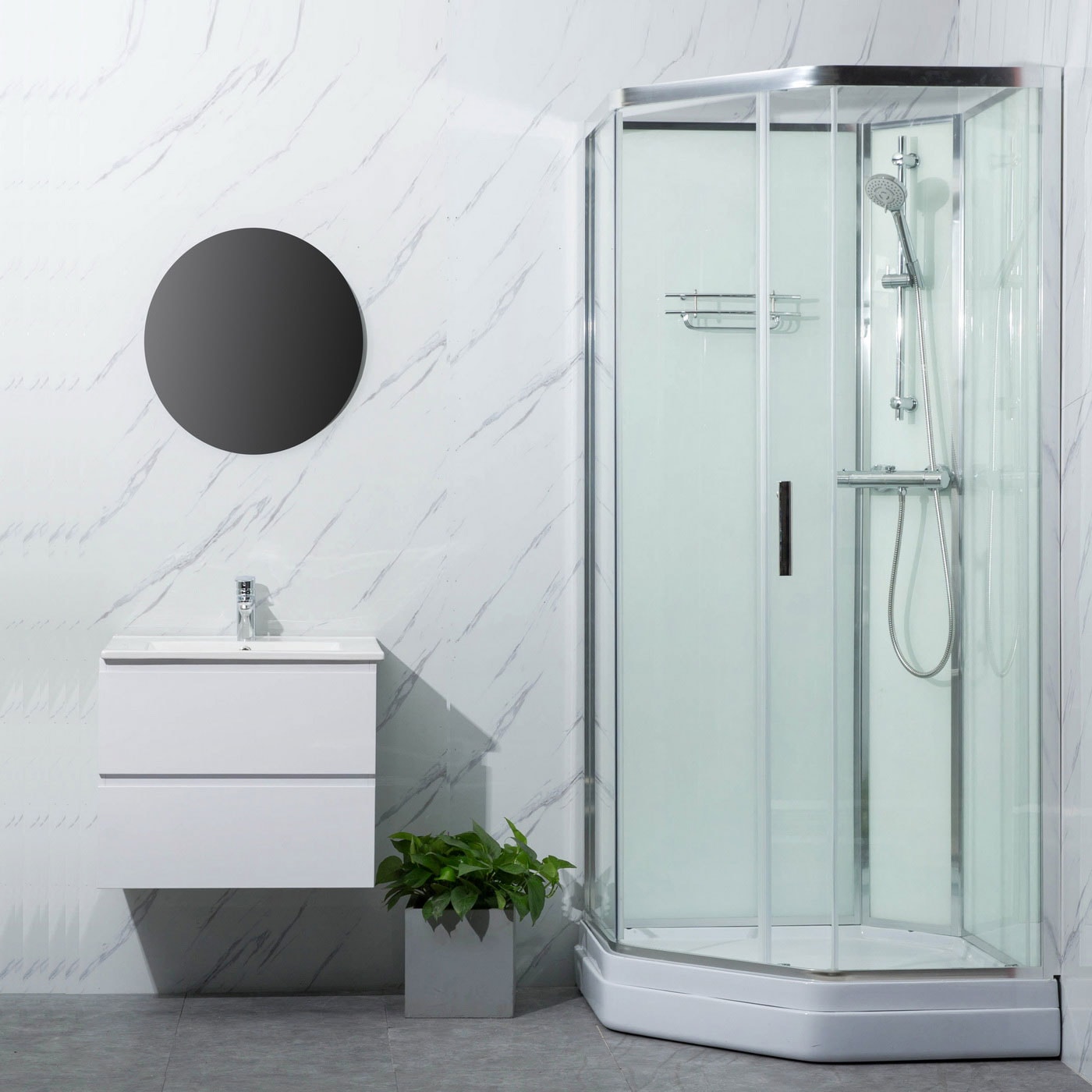 Bathlife Brusekabine Ideal Elegant 900 x 900