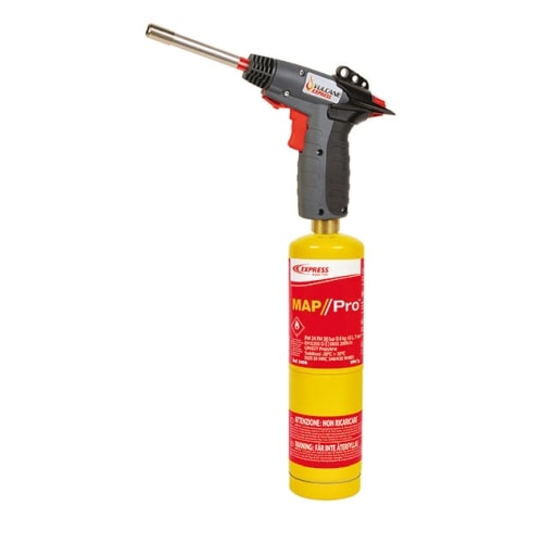 Express Vulcane gasbrænder-kit med piezotænding Ø22 mm