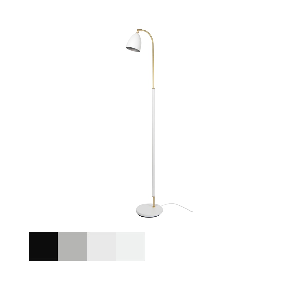 Belid Deluxe gulvlampe grå/messing GU5,3 dæmpbar H135,7 cm