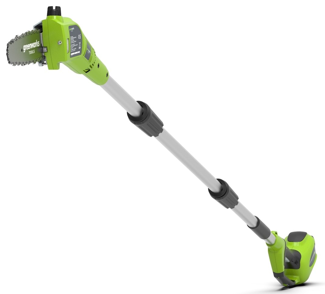 Greenworks G24PS20 teleskopsav 24V uden batteri og lader